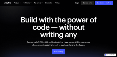 Webflow contre Squarespace : Webflow
