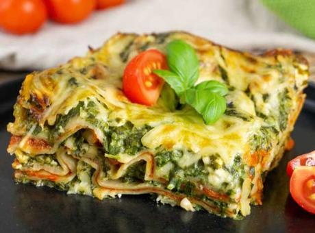 Lasagnes aux Épinards et à la Feta ww
