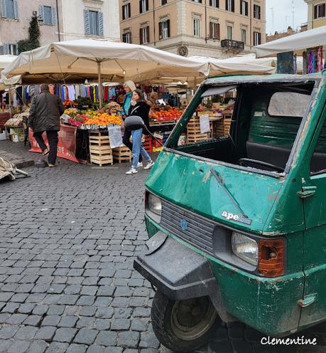 Rome février 2023 - Campo de' Fiori et le Cloître del Bramante Rome février 2023 - Campo de' Fiori et le Cloître del Bramante
