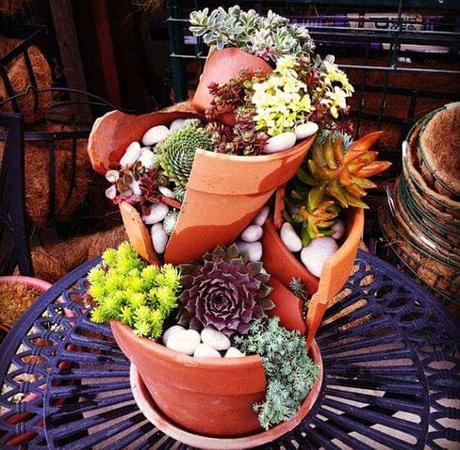 Divers - Que faire de vos pots de fleurs cassés - 2