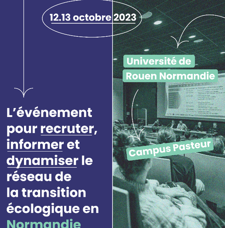 Normandurable 2023 - 12 et 13 octobre 2023 - Campus Pasteur de l'Université de Rouen Normandie ! Normandurable 2023 - 12 et 13 octobre 2023 - Campus Pasteur de l'Université de Rouen Normandie !