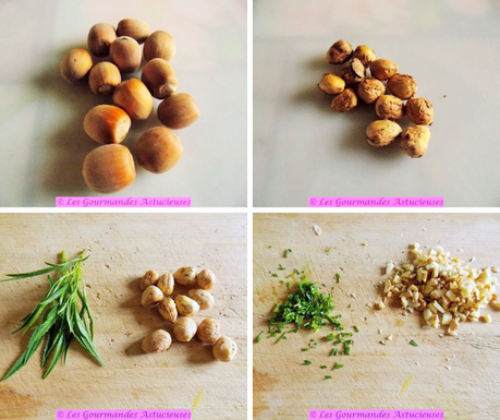 Shortbreads Vegan aux noisettes fraîches et aux feuilles de tagète