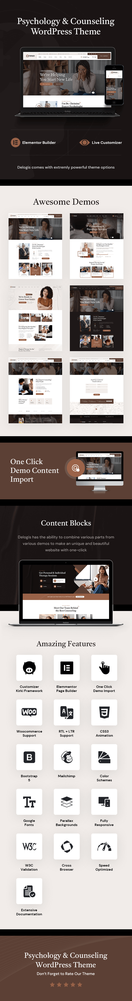 Delogis – Thème WordPress pour la psychologie et le conseil Delogis - Thème WordPress pour la psychologie et le conseil - 1