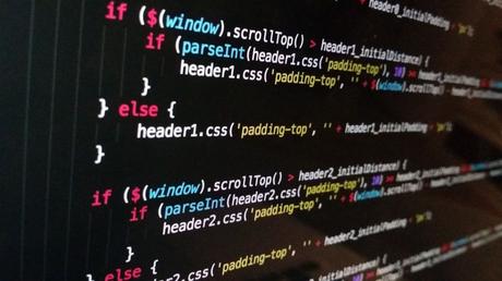 code javascript écrit dans un éditeur de code