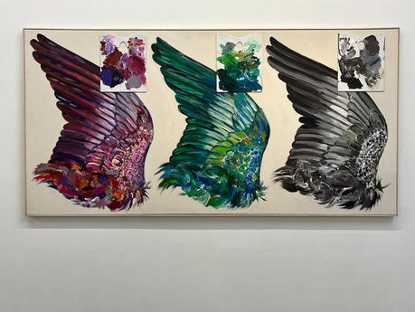 Il a suffi d'une plume pour colorer le ciel, exposition au Centre d'art contemporain La Traverse, à Alfortville (94) ooapin