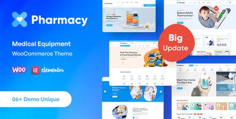 Thème réactif WordPress WooCommerce pour pharmacie