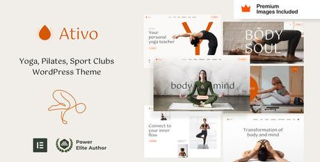 Ativo – Thème WordPress pour le yoga et le Pilates