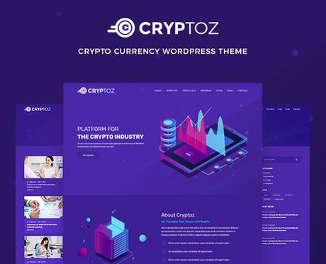 Cryptoz – Thème WordPress pour crypto-monnaie