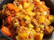 Poêlée Légumes Viande Hachée