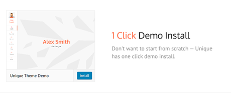 Thème WordPress de CV unique - 9