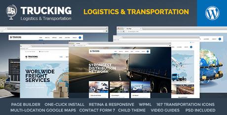 Camionnage – Transport et logistique WordPress