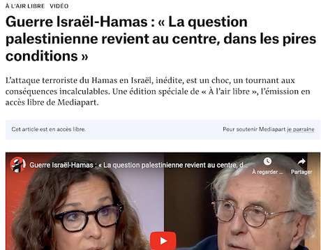 811_ Palestine, la guerre (émission Mediapart) 811_ Palestine, la guerre (émission Mediapart)