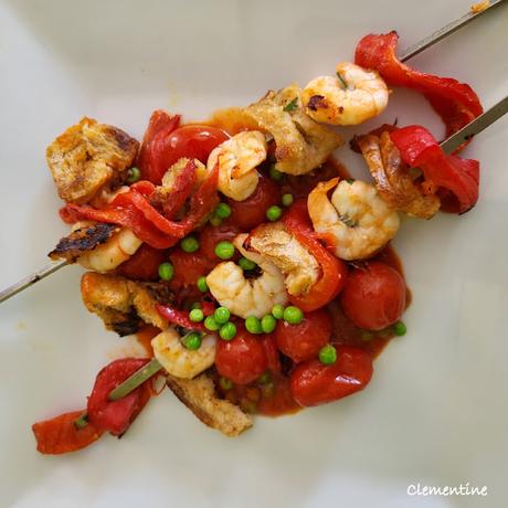 Brochettes de crevettes de Jamie Oliver