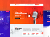 Thème WordPress conférence événementielle Evenex