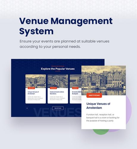 Thème WordPress de la conférence événementielle Evenex \\