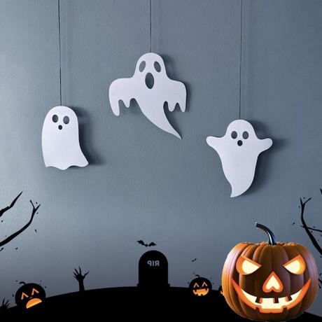 20 décorations d’Halloween Etsy décoration chic fête Halloween fantôme guirlande