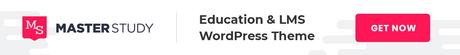 Thème WordPress pour l'éducation avec LMS avancé