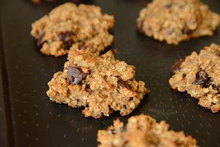 Cookies aux pépites de chocolat sans sucre ajouté, sans oeufs et sans beurre