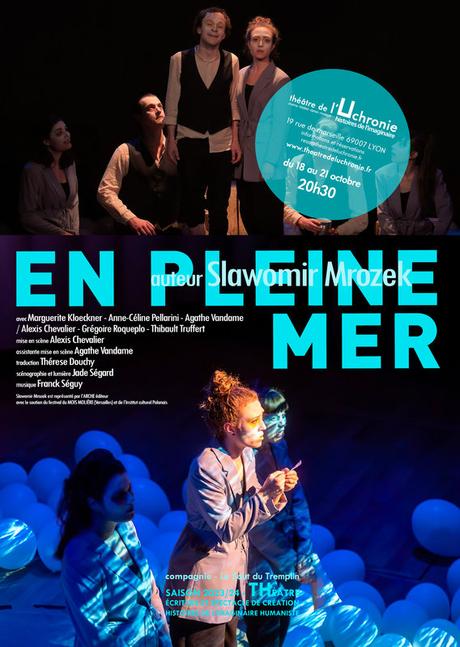 Théâtre à Lyon : En Pleine Mer // Sławomir Mrożek // Compagnie Le Saut du Tremplin en_pleine_mer_affiche