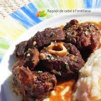 RECETTE DE RAGOUT DE CABRIT a l'antillaise