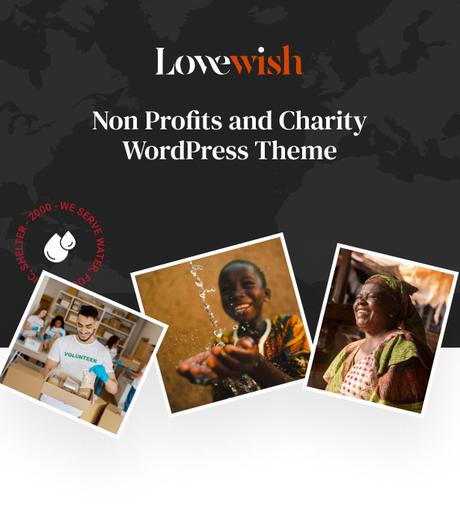 Lovewish – Thème WordPress à but non lucratif et caritatif \\