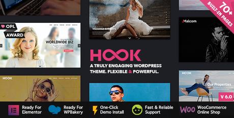 Hook – Thème WordPress supérieur