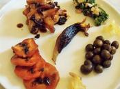 Légumes marinés confits, accompagnés fruits l'igname Chine (Vegan)