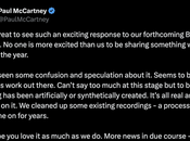 Beatles ont-ils laissé entendre qu’un nouveau dernier single serait bientôt disponible