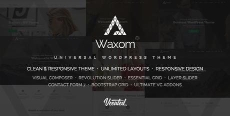 Waxom – Thème WordPress propre et universel