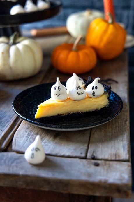 Dessert d'Halloween ( key lime pie )