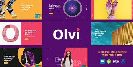Olvi – WordPress créatif polyvalent