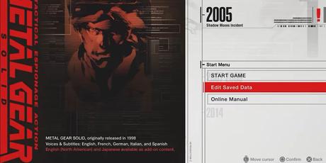 Metal Gear Solid Master Collection Modifier Enregistrer les données