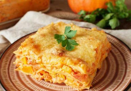 lasagnes légères à la citrouille ww