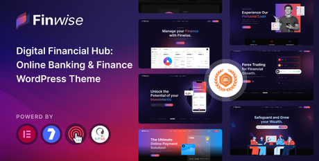 Finwise – Thème WordPress pour la banque et la finance en ligne