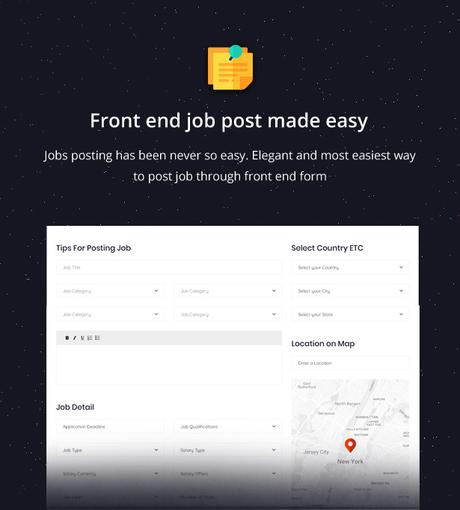 Nokri – Thème WordPress pour le site d’emploi offre d'emploi front-end