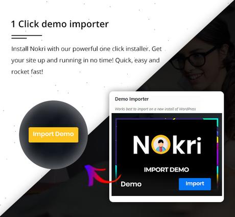 Nokri – Thème WordPress pour le site d’emploi importateur de démonstration en un clic