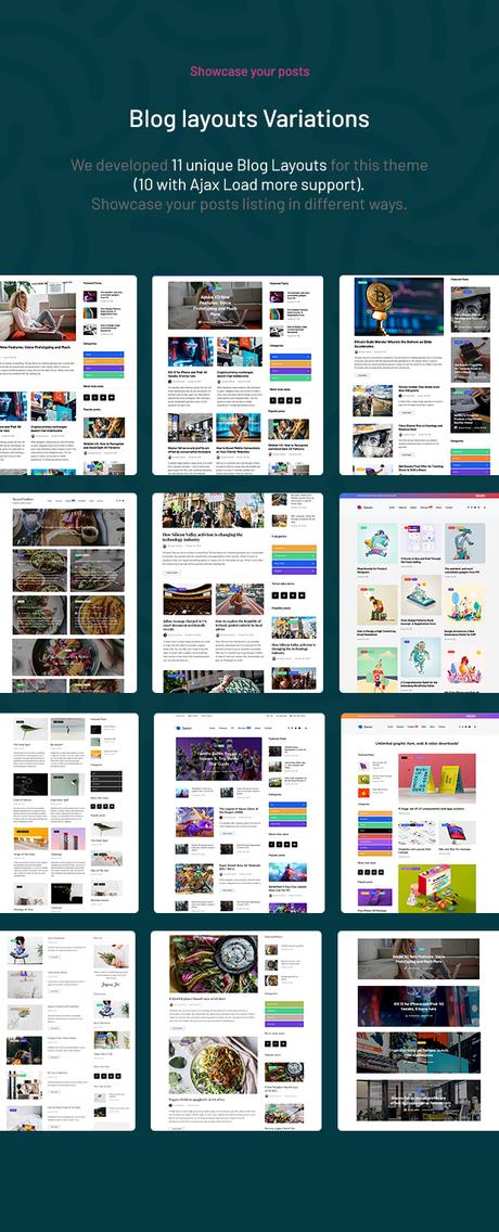 Saxon – Thème WordPress pour blogs et marketing de magazines à contenu viral Description
