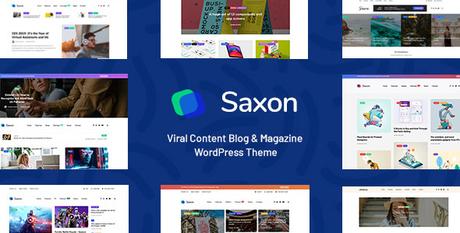 Saxon – Thème WordPress pour blogs et marketing de magazines à contenu viral Saxon – Thème WordPress pour blogs et marketing de magazines à contenu viral