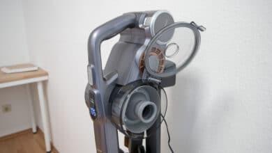 Aspirateur JIMMY H9 Pro lors du test – la puissance d’aspiration de 25 000 Pa est impressionnante