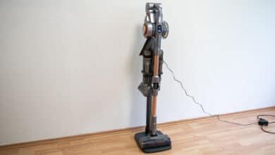 Aspirateur JIMMY H9 Pro lors du test – la puissance d’aspiration de 25 000 Pa est impressionnante