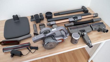 Aspirateur JIMMY H9 Pro lors du test – la puissance d’aspiration de 25 000 Pa est impressionnante