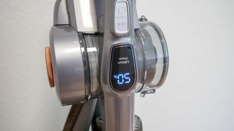 Aspirateur JIMMY H9 Pro lors du test – la puissance d’aspiration de 25 000 Pa est impressionnante