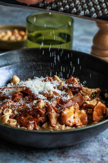 risotto, parmesan, cuisine italienne