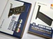 SilverStone ECM21-E ECM24-ARGB Adaptateur NVMe-SSD vers PCIe revue