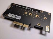 SilverStone ECM21-E et ECM24-ARGB – Adaptateur NVMe-SSD vers PCIe x4 en revue