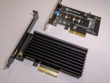 SilverStone ECM21-E et ECM24-ARGB – Adaptateur NVMe-SSD vers PCIe x4 en revue