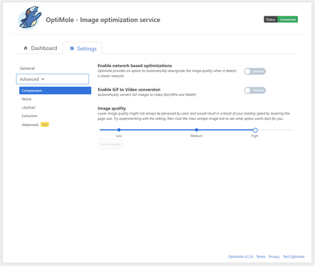 2019 12 03 10 40 32 Optimole ‹ Dernières technologies — WordPress