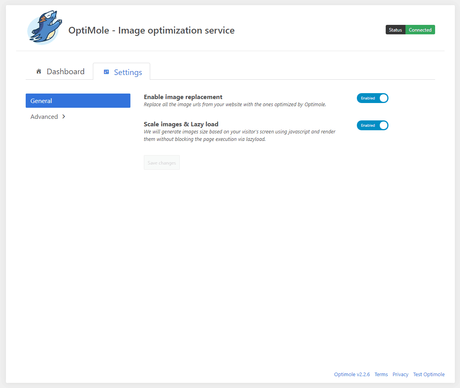 2019 12 03 10 40 21 Optimole ‹ Dernières technologies — WordPress