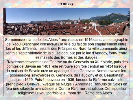 La France -La belle ville d'Annecy