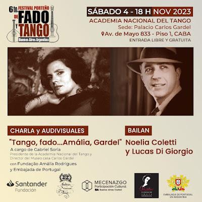 Ce week-end, 6e Festival porteño de Fado et de Tango à la ANT et au CAFF [à l’affiche]
